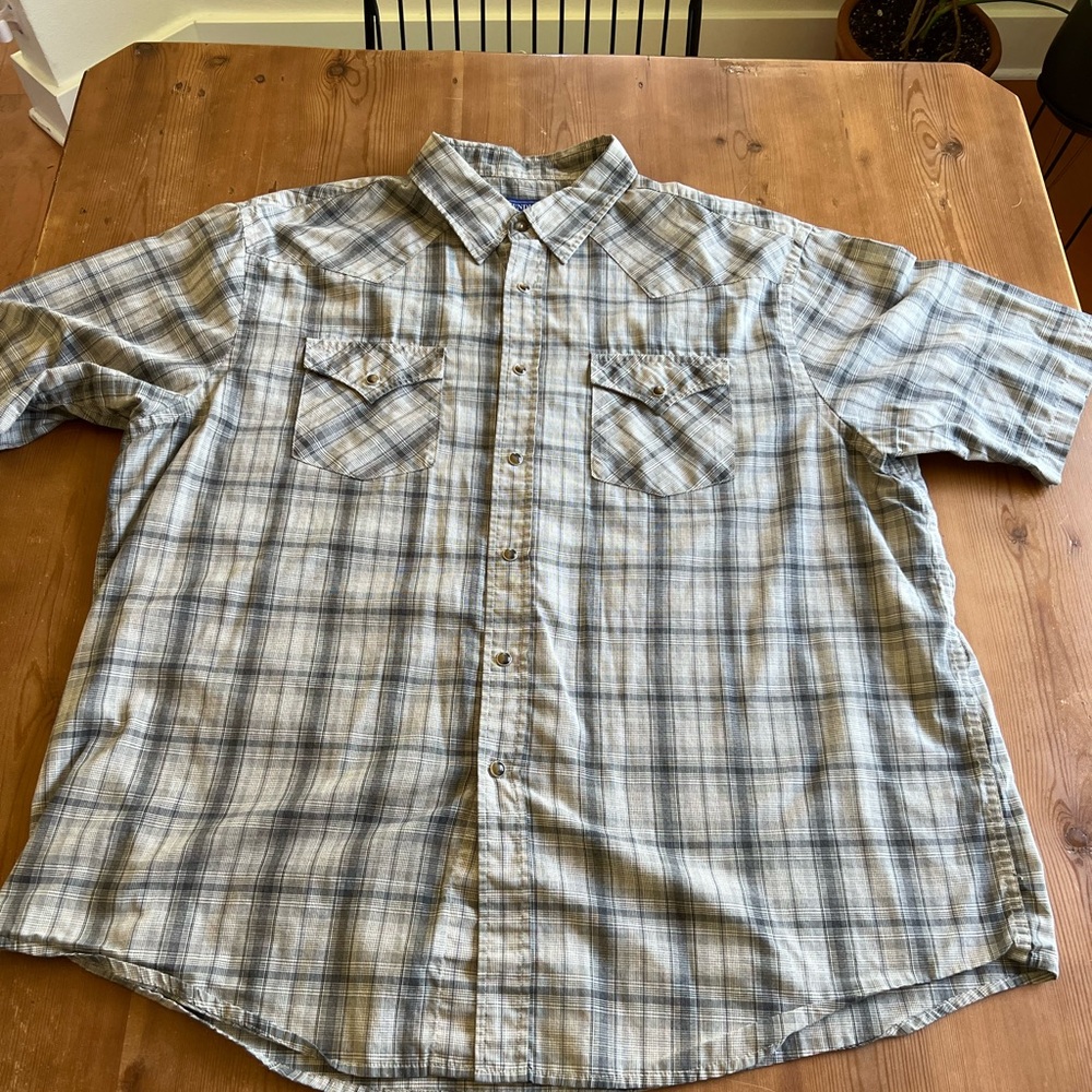 Xxl Pendleton short sleeve western shirt